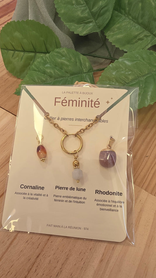 Collier interchangeable Féminité – La Palette à Bijoux