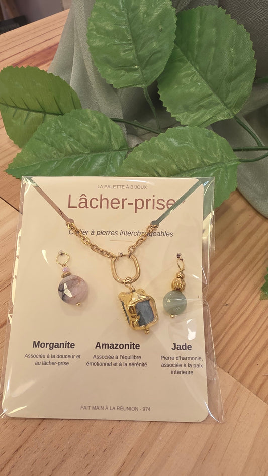 Collier interchangeable Lâcher-prise – La Palette à Bijoux