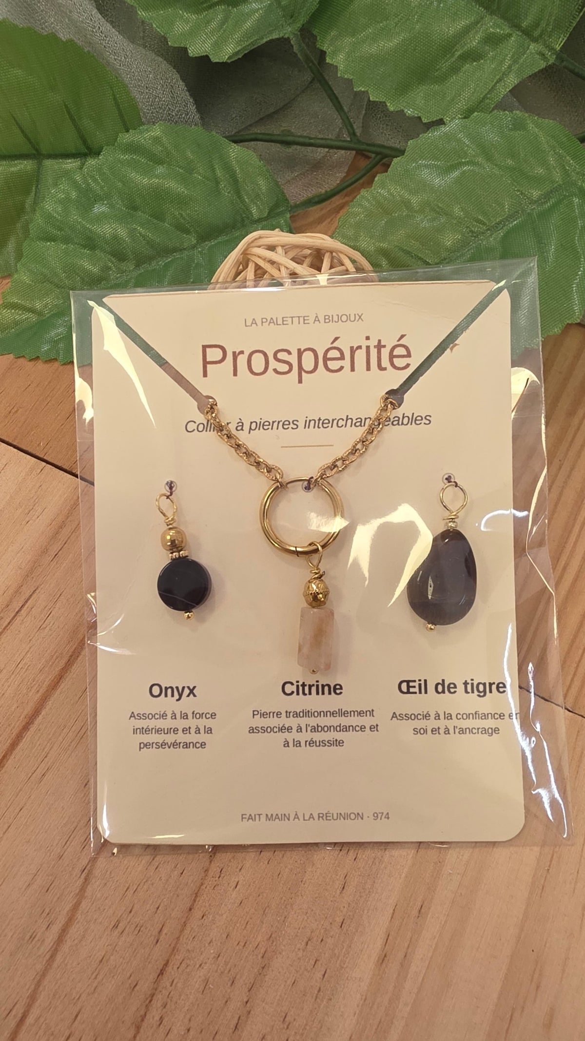 Collier interchangeable Prospérité – La Palette à Bijoux