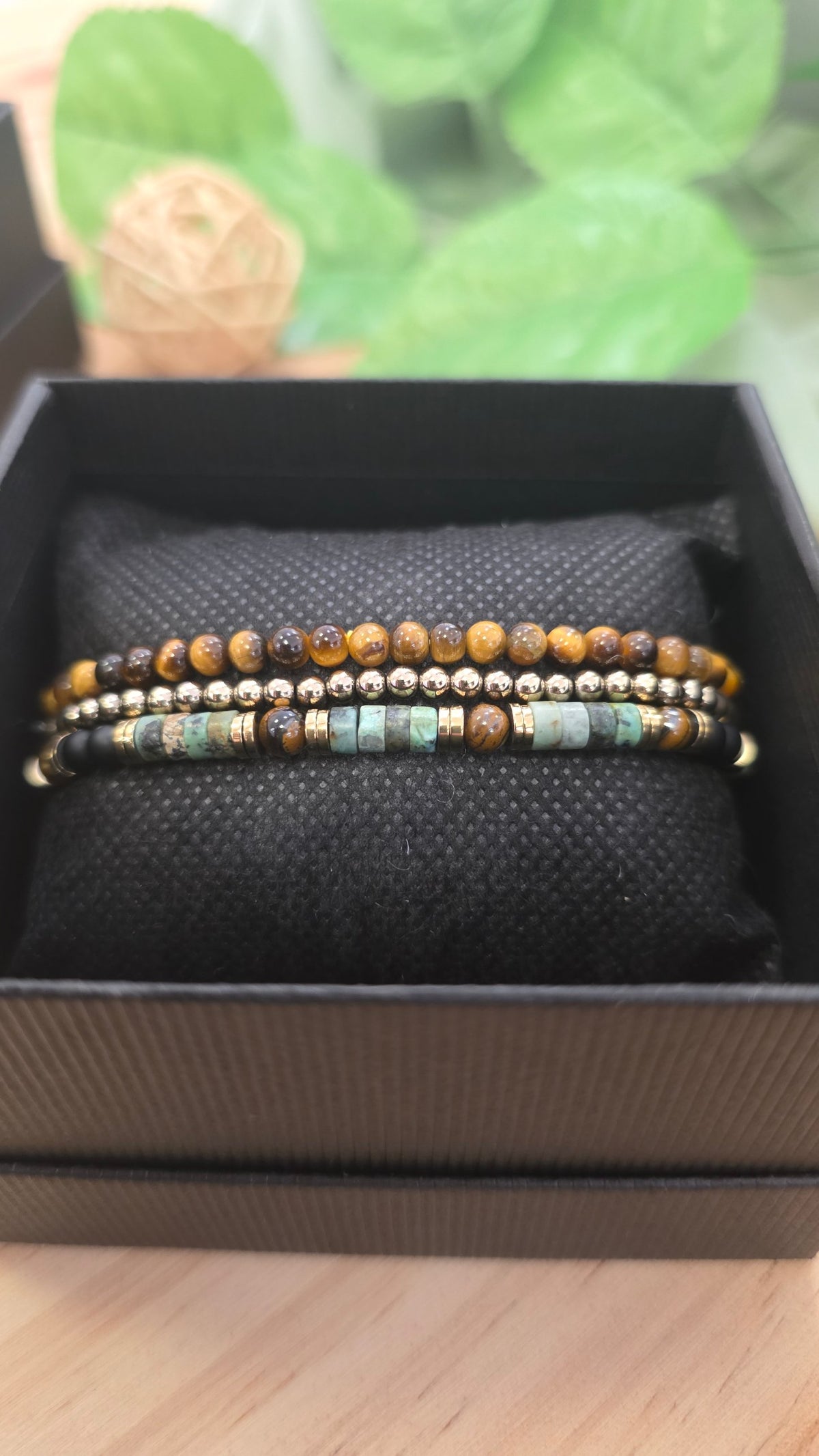Trio de bracelets Aventurier – La Palette à Bijoux