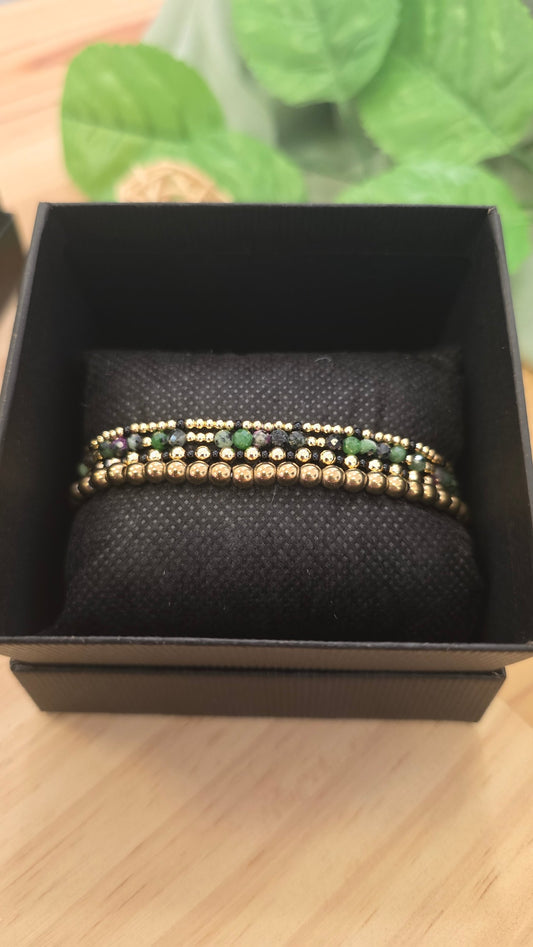 Trio de bracelets Renouveau – La Palette à Bijoux