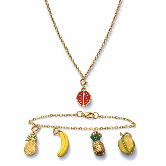 Parure - breloque fruit tropical