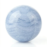 Perles de Agate dentelle bleue