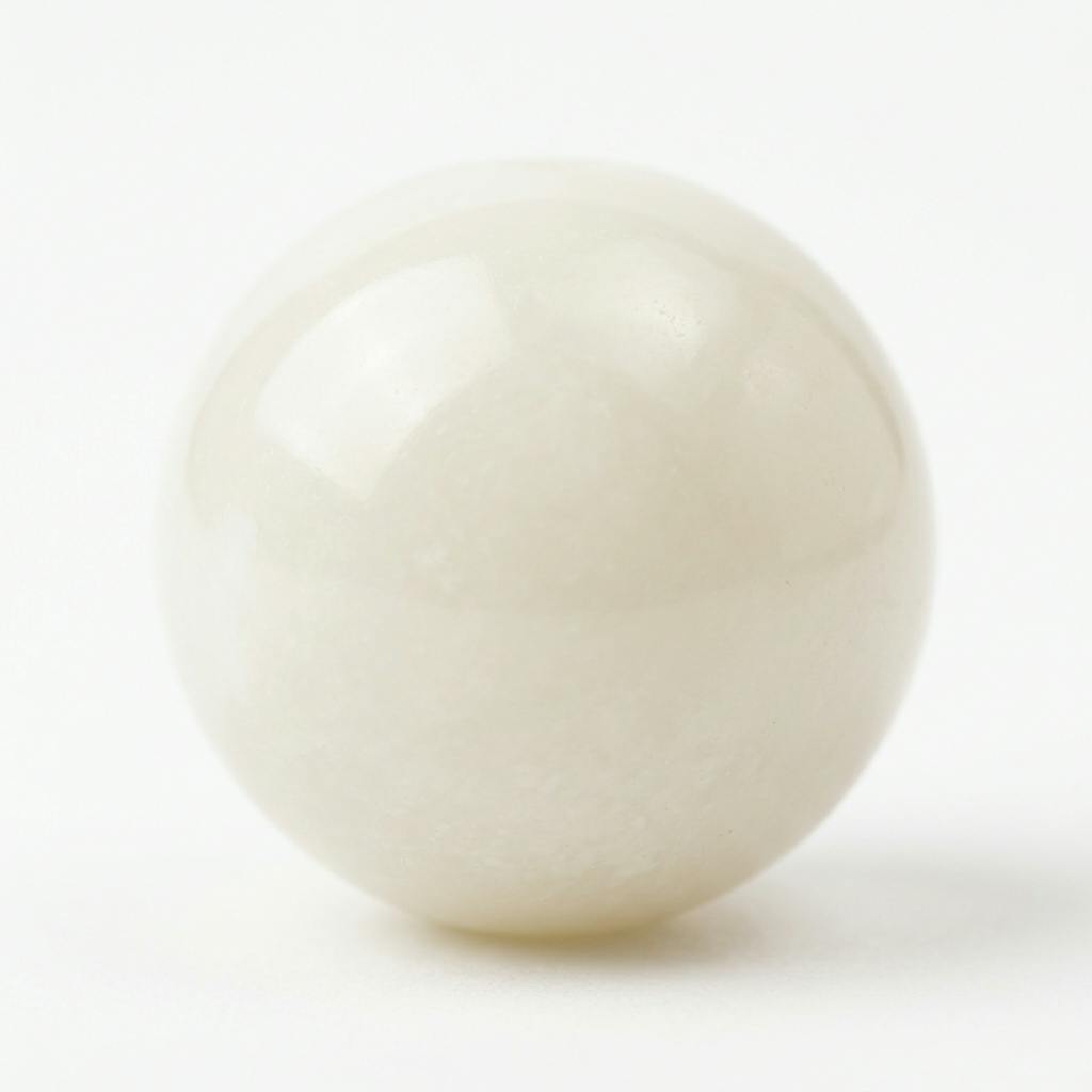Perle jade blanc