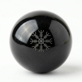 Obsidienne gravée