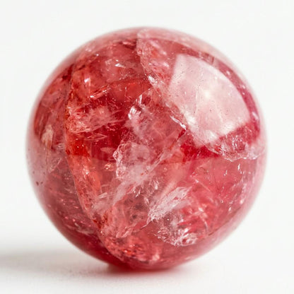 Perle quartz-cerise