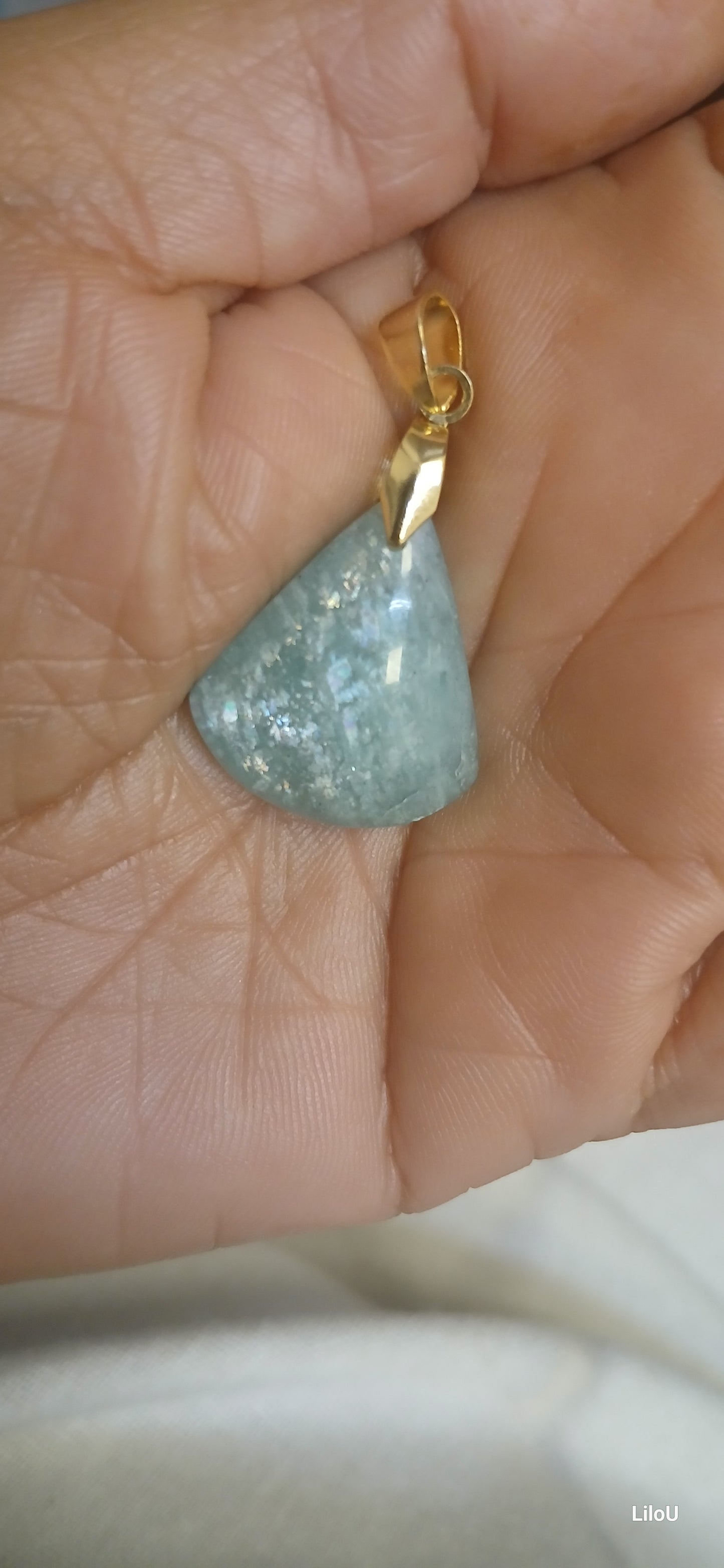 Amazonite Pend pierre forme