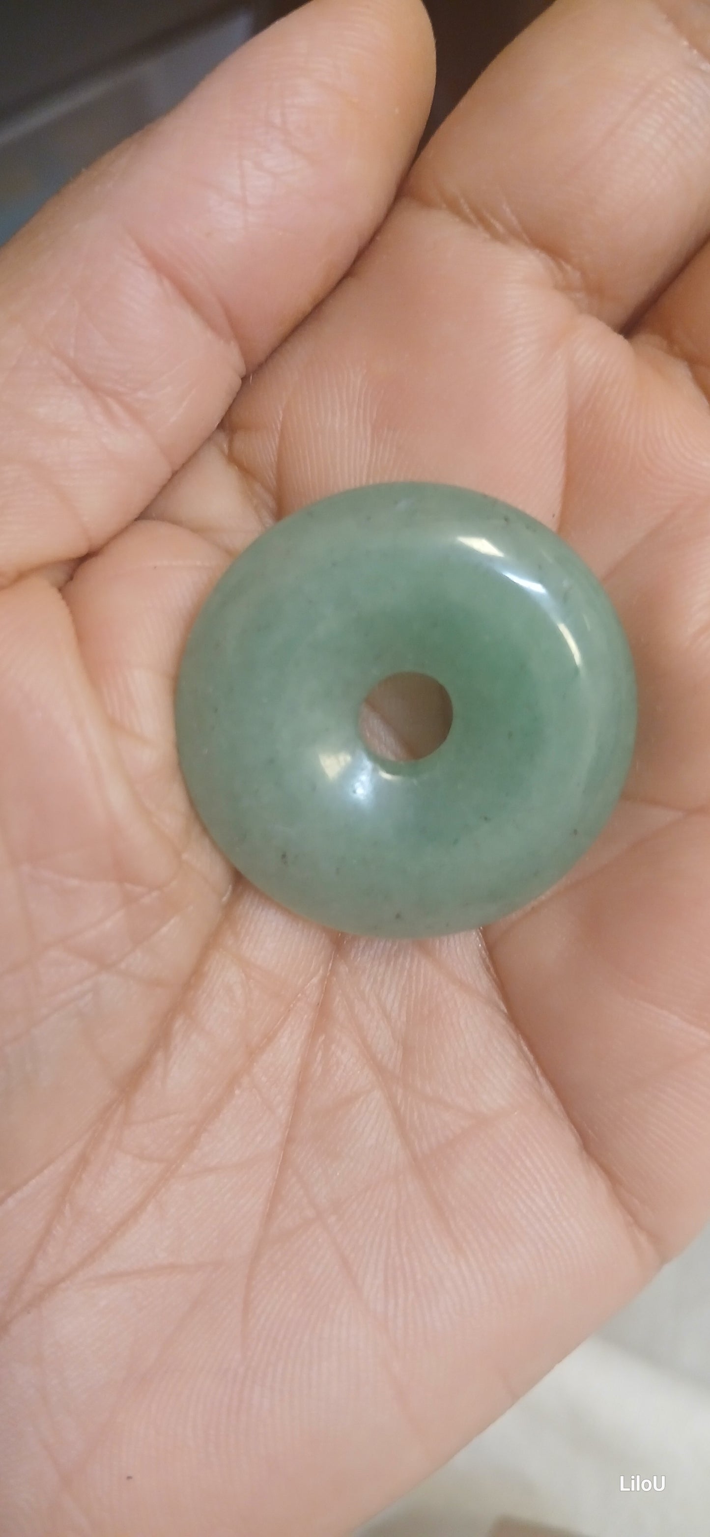 Pendentif aventurine donut