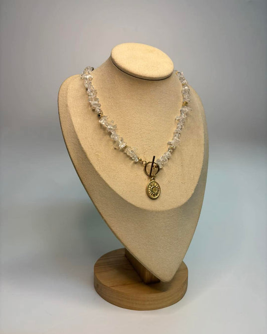 Collier-Sunny-Cristal de roche