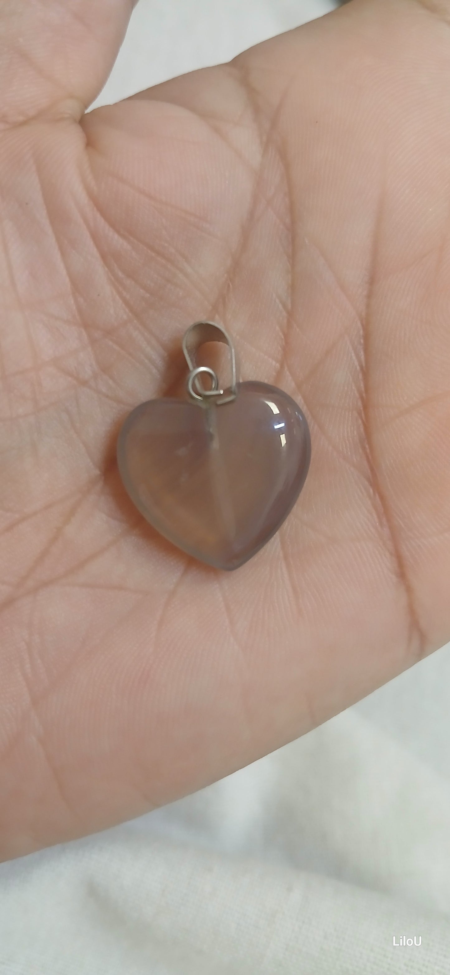 Pendentif Coeur agate