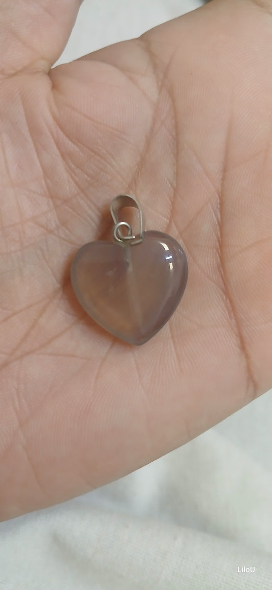 Pendentif Coeur agate