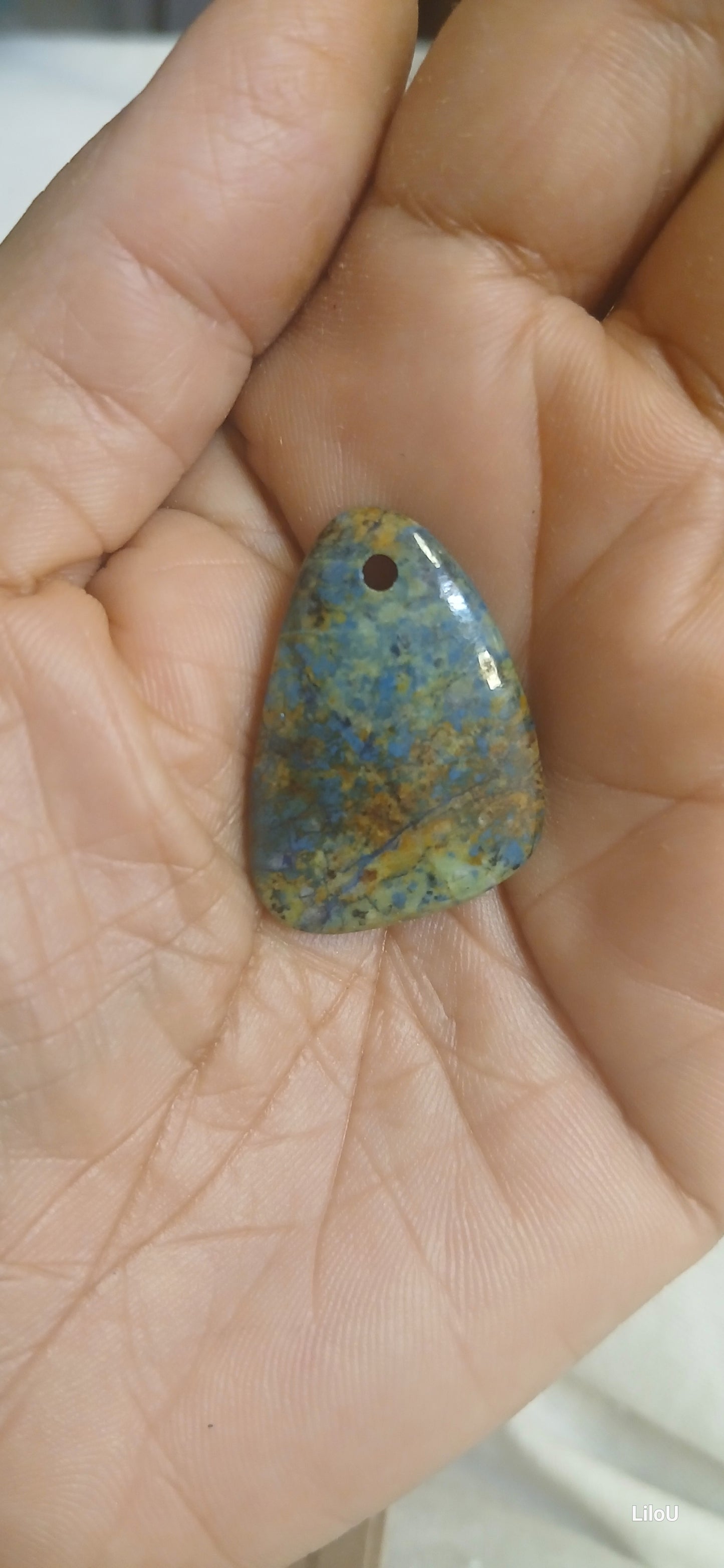 Pendentif chrysocolle