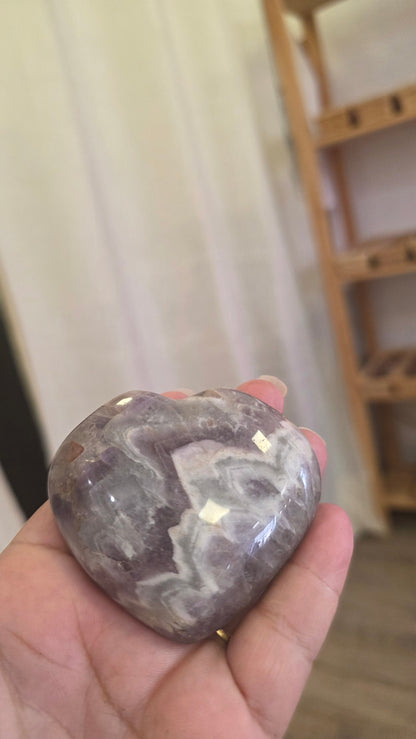 Améthyste coeur
