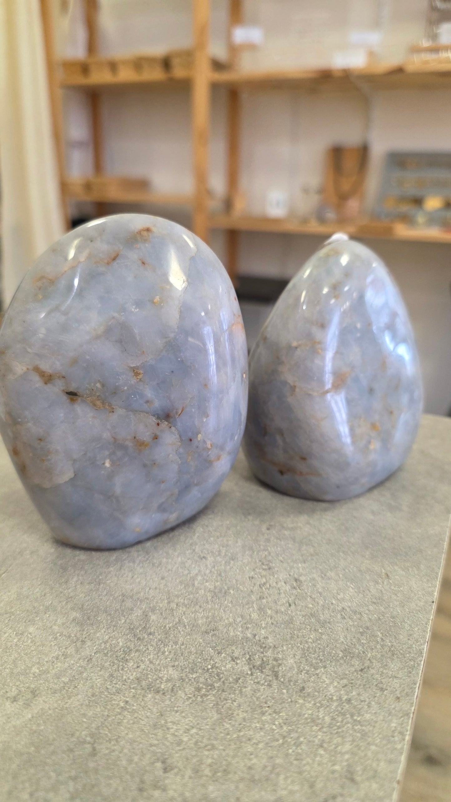 Calcite bleu forme libre