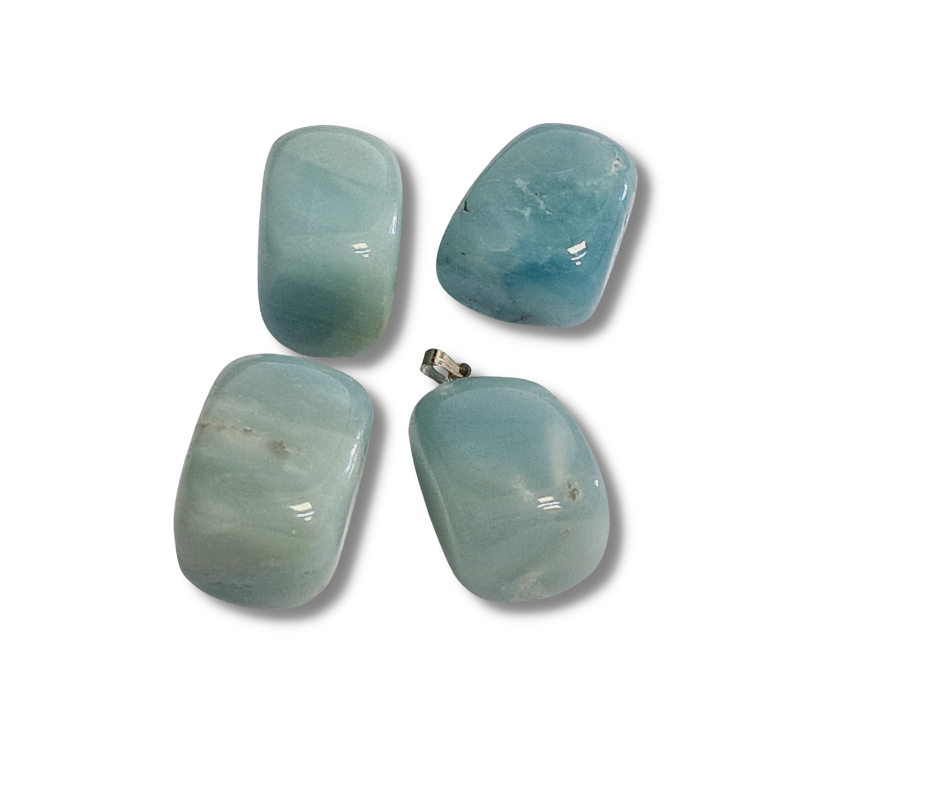 Amazonite Pend pierre roulee