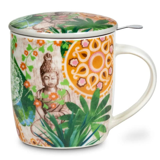 Tasse à infuser bouddha paradis en coffret