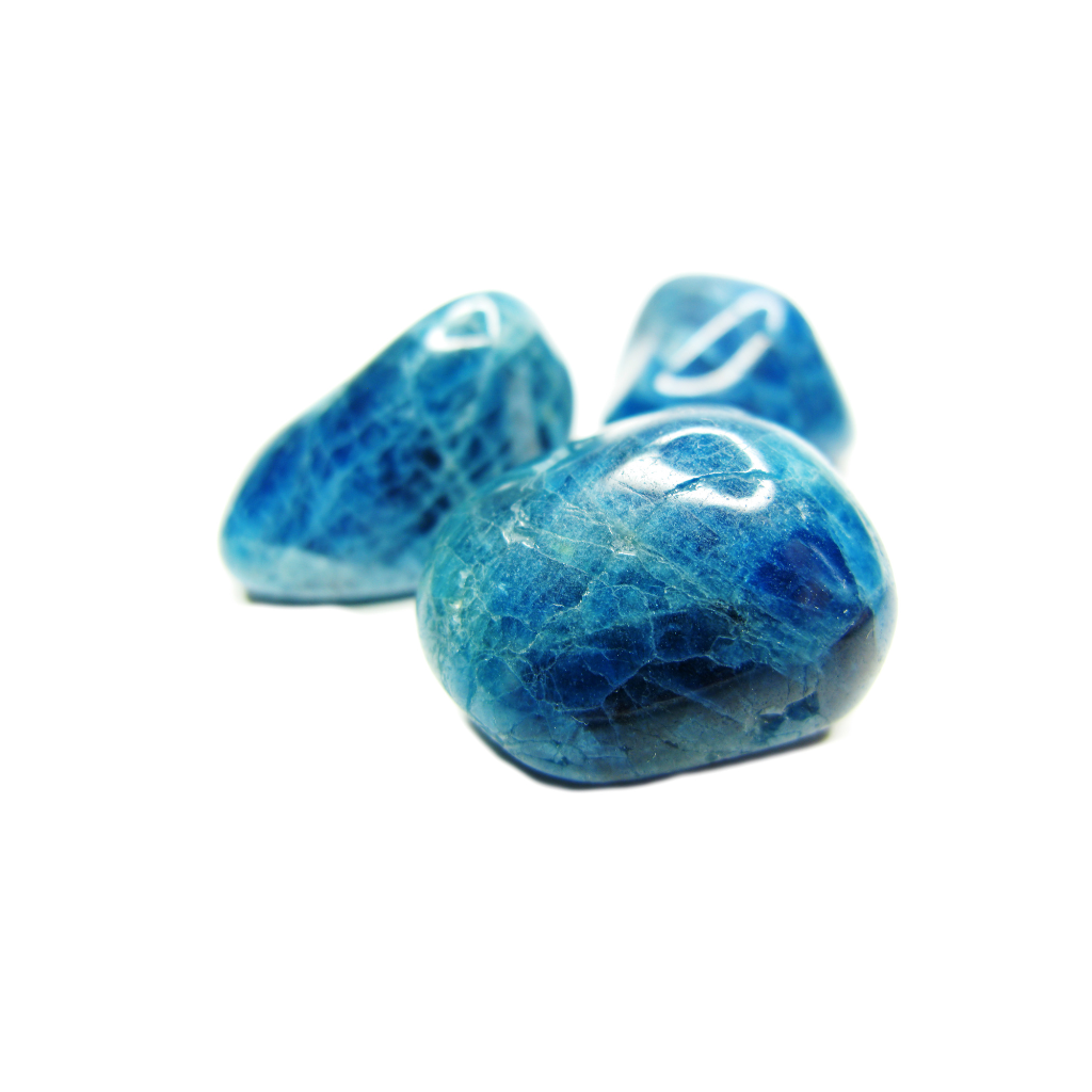 Apatite Bleue  pierre roulée