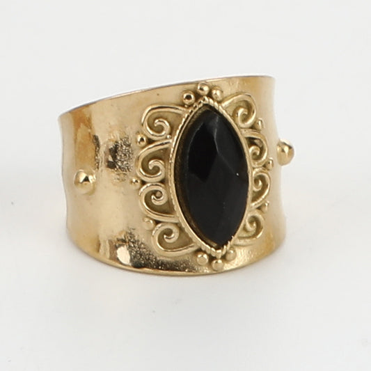 STELLE BAGUE PIERRE ONYX LARGE