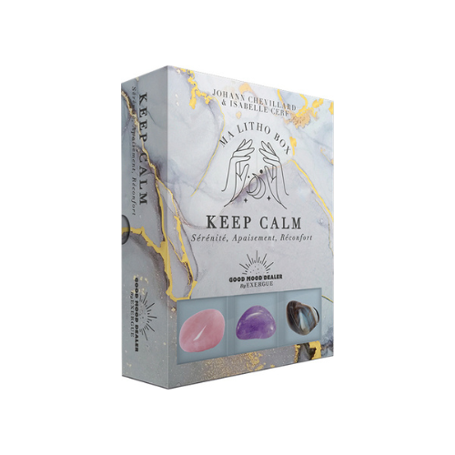 COFFRET MA LITHO BOX - KEEP CALM (SERENITE, APAISEMENT, RECONFORT)