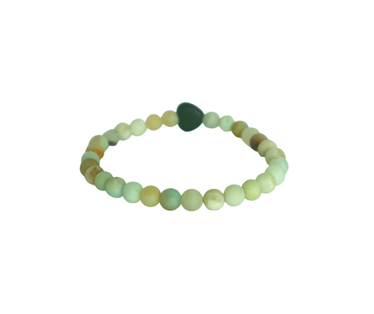 Bracelet élastique amazonite naturelle