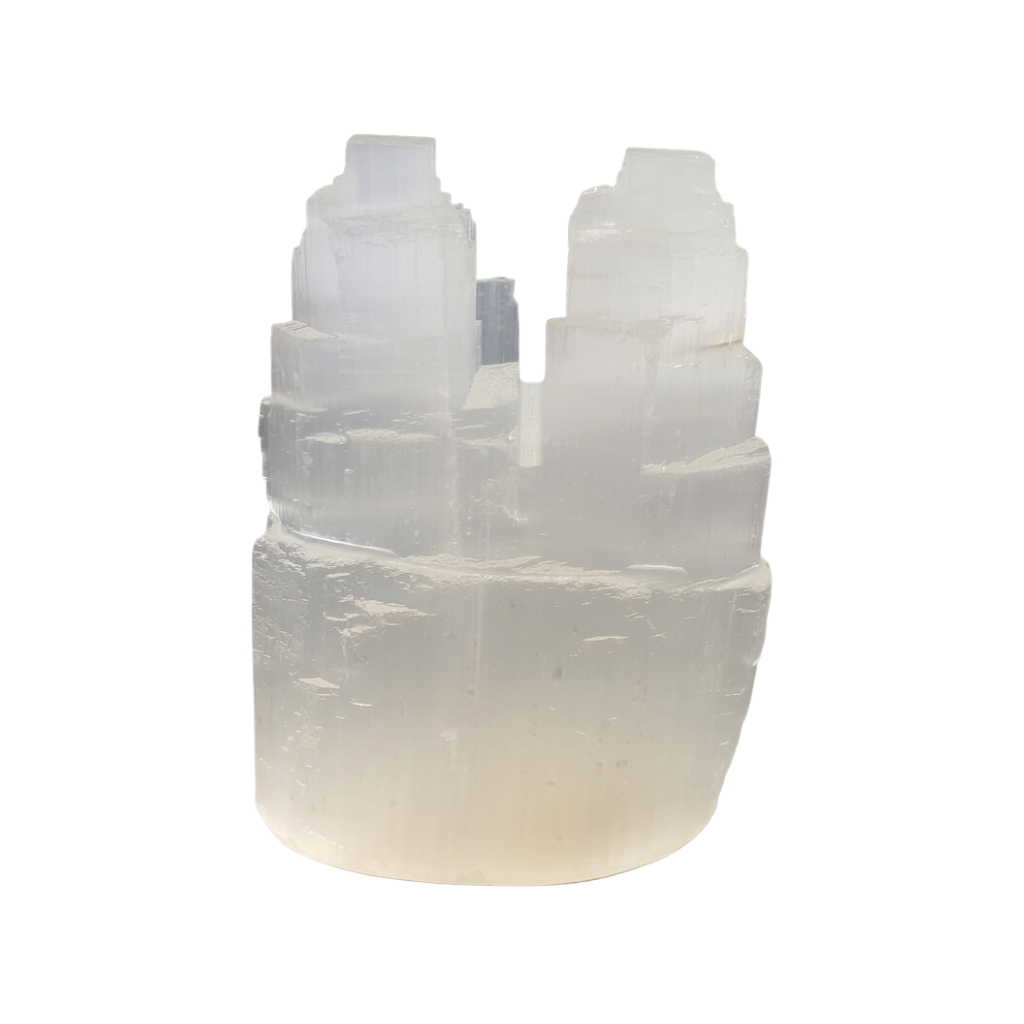 Selenite Iceberg double-- 10 cm