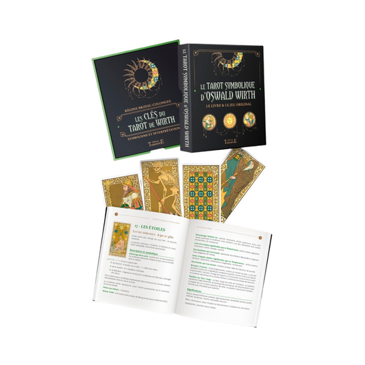 Le tarot Symbolique d'Oswald Wirth - Coffret - Le livre & le jeu