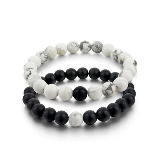 Bracelet homme duo yin yang