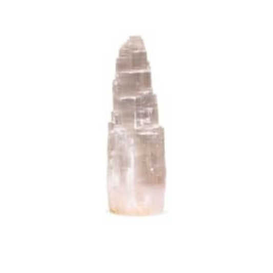 Lampe en Selenite -- 25 cm